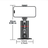 Auto Face Tracking Phone Holder Stand – 360° Rotation with Remote & Gesture Control for Live Streaming 🎥📱
