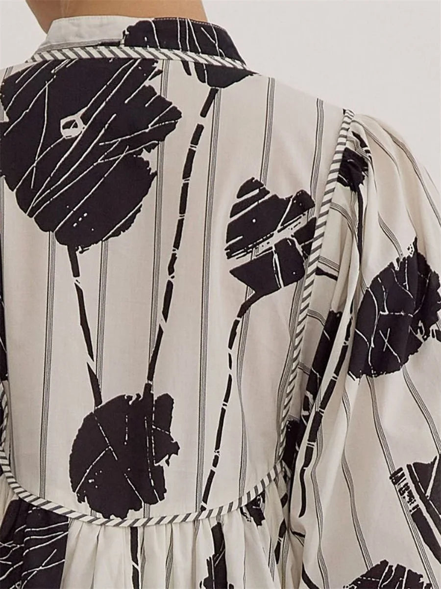 omen’s Maternity Maxi Dress – Elegant Floral Off-Shoulder Ruffle Sleeve High-Waist Pregnancy Gown for Baby Shower & Photoshoot