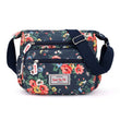 2025 Floral Multi-Pocket Waterproof Women’s Crossbody Bag – Lightweight Shoulder Messenger Handbag for Daily Use