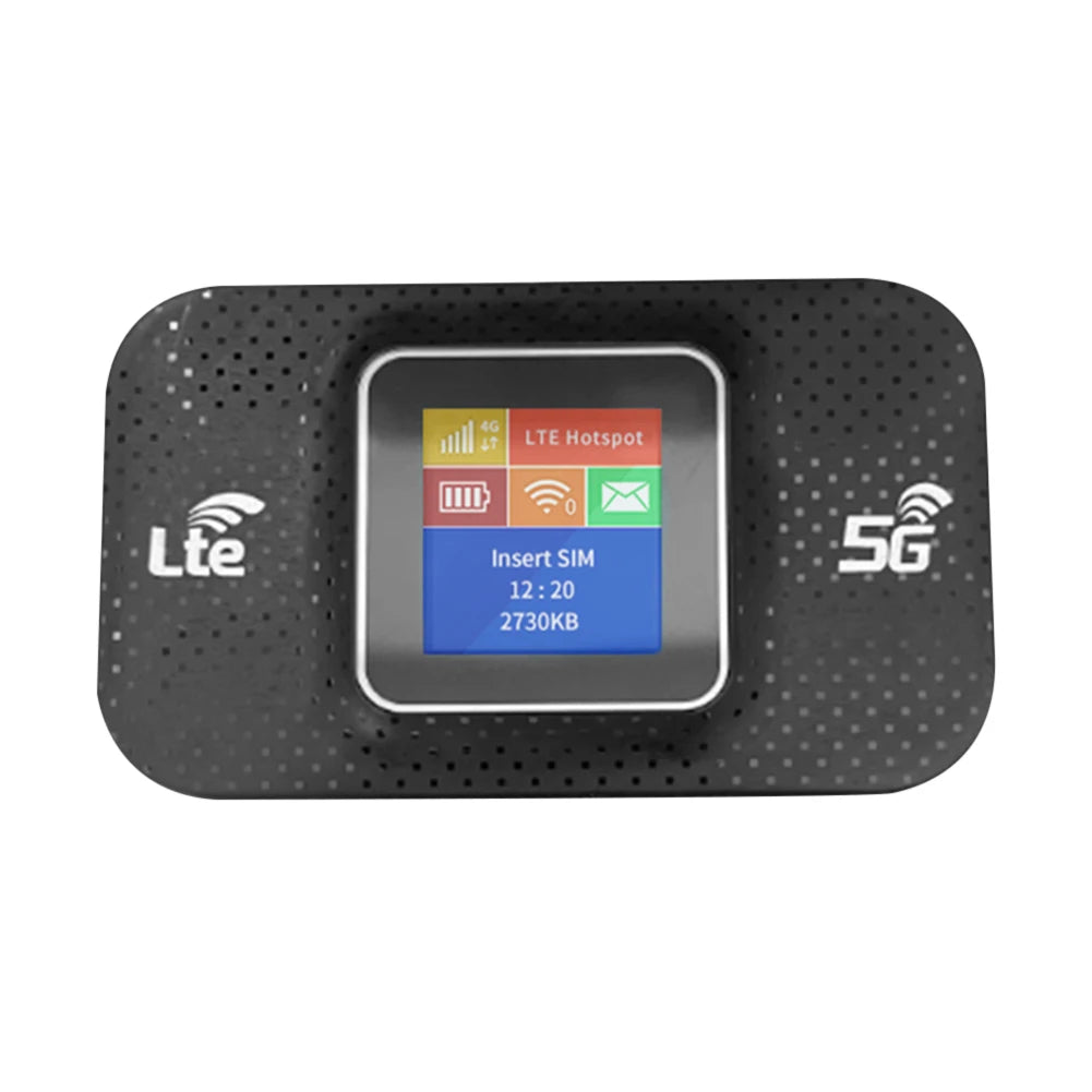 4G LTE Portable WiFi Router – Wireless Mobile Hotspot with SIM Card Slot & 3650mAh Battery for Car, Travel & Home Use