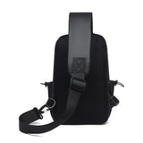 Men’s Oxford Chest Rig Bag – Zippered Tactical Fanny Pack with Polyester Bucket Design for Streetwear & Daily Carry