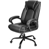 💺 Executive Office Chair – Ergonomic Computer Desk Chair with Hydrolysis-Resistant Leather & Spring Cushion Support