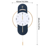 Stylish Large Silent Metal Wall Clock – Battery Operated Modern Home Décor for Living Room 🕒✨