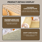 Cardboard Cat Scratcher Couch Bed – Vintage-Style Cat Sofa Scratch Lounge