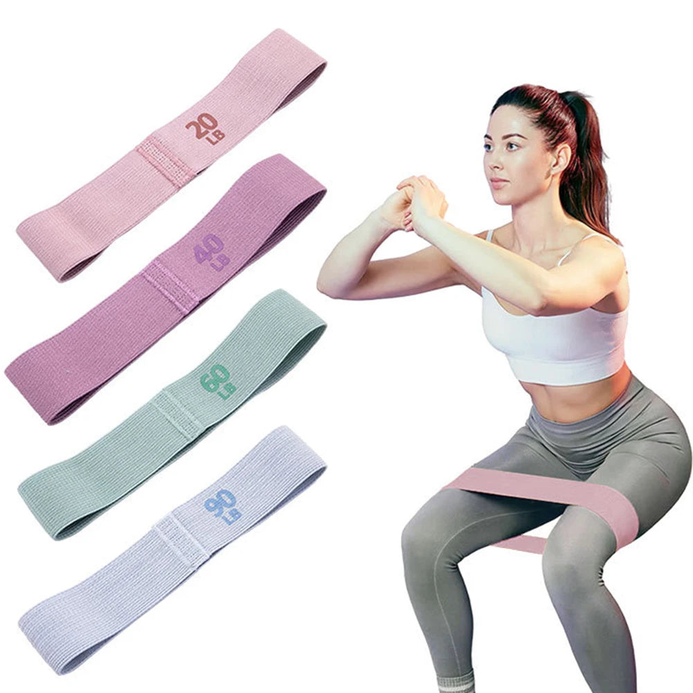 Premium Hip Resistance Bands Set for Glute & Thigh Workouts – Non-Slip Elastic Fitness Loops for Yoga & Home Gym
