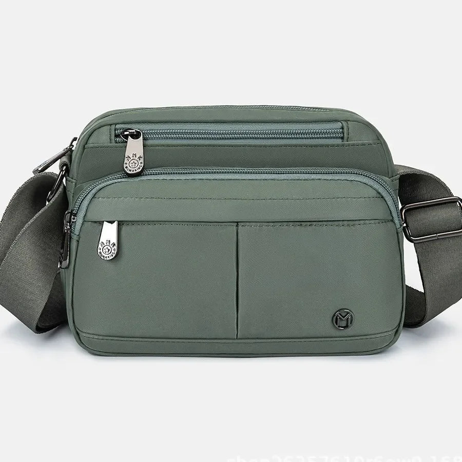 Unisex Waterproof Crossbody Bag – Large-Capacity Multi-Pocket Shoulder Bag for Travel, Work & Daily Use