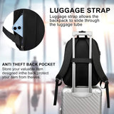 15.6" Water-Resistant School Laptop Backpack – USB Charging Bookbag for Teen Boys & College Students | Durable Study Daypack