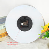 12” Silent Non-Ticking Galaxy Wall Clock – Cosmic Battery-Operated Analog Clock for Bedroom, Living Room, Kitchen & Office