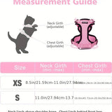 “Non-Slip Cat Leash with Adjustable Vest Harness – Comfortable Chest Carrier for Safe Outdoor Walks”
