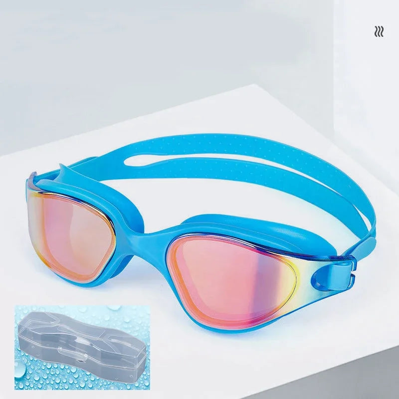 Professional Polarized Swimming Goggles for Adults – Anti-Fog, UV Protection & Clear Wide Vision