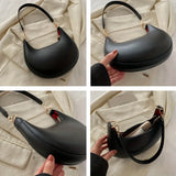 Women’s Moon-Shaped Crossbody Shoulder Bag – High-End Single Shoulder Luxury Design