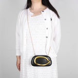 Women’s Retro PU Leather Clutch Bag – Elegant Evening Party Shoulder Crossbody Purse with Chain Strap & Phone Holder