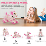 VATOS Robot Dog Toy – Interactive Voice & Remote Control Puppy with Touch Sensors, 20+ Modes, Fun Pet Toy for Kids