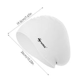Elastic Silicone Swimming Cap – Waterproof Swim Hat for Men & Women, Protects Ears & Long Hair