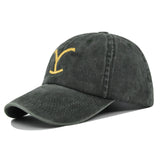 Yellowstone Dutton Ranch Embroidered Baseball Cap – Distressed Ponytail Hat with Sun Protection