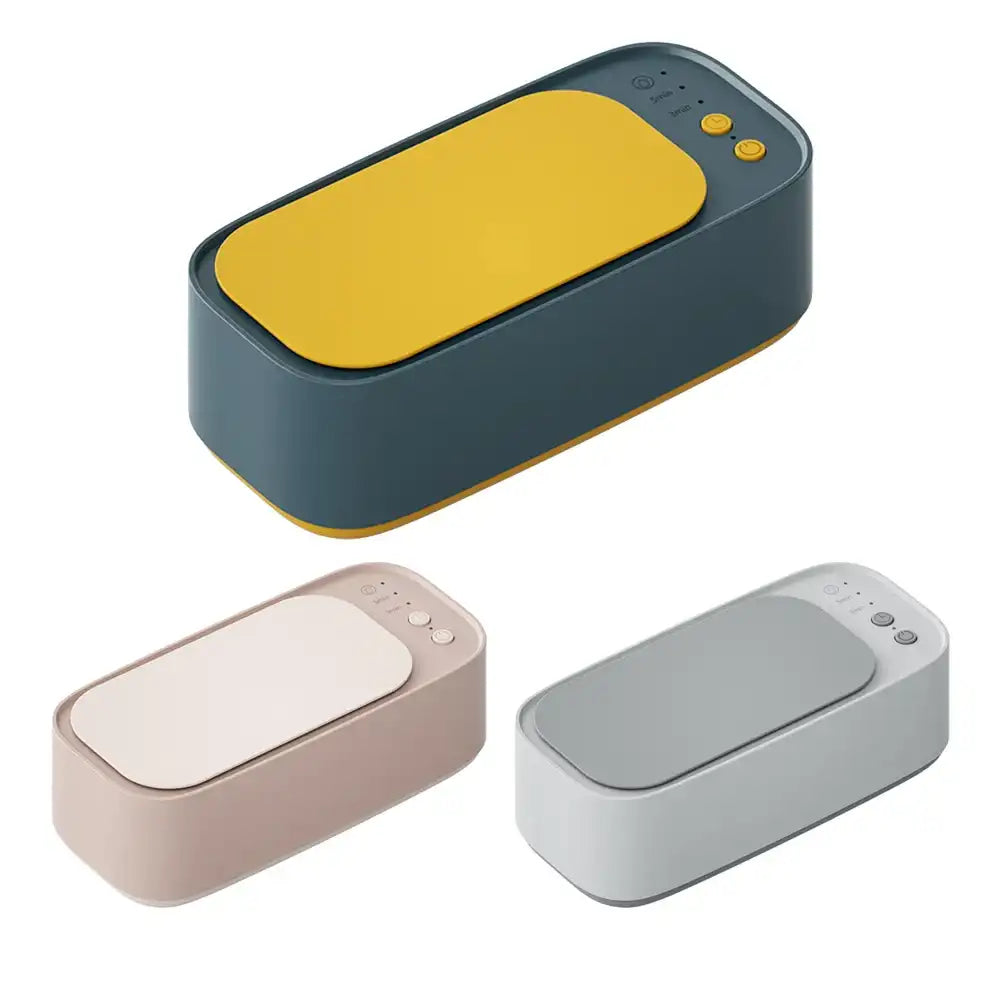 Ultrasonic Cleaning Machine – 3-Gear 360° Cleaning, 45 kHz With 500 ml Tank for Glasses, Braces, Combs, Razors & Makeup Brushes