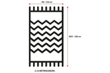Non-Slip Hallway Runner Rug – 120×180 cm Washable Vitra Carpet for Corridor & Home Decoration