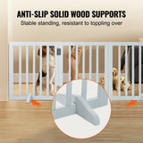 Vevor Free-Standing Dog Gate – 3 Panel Foldable Pet Gate for Narrow Passageways, Expandable Freestanding Barrier for Dogs & Pets