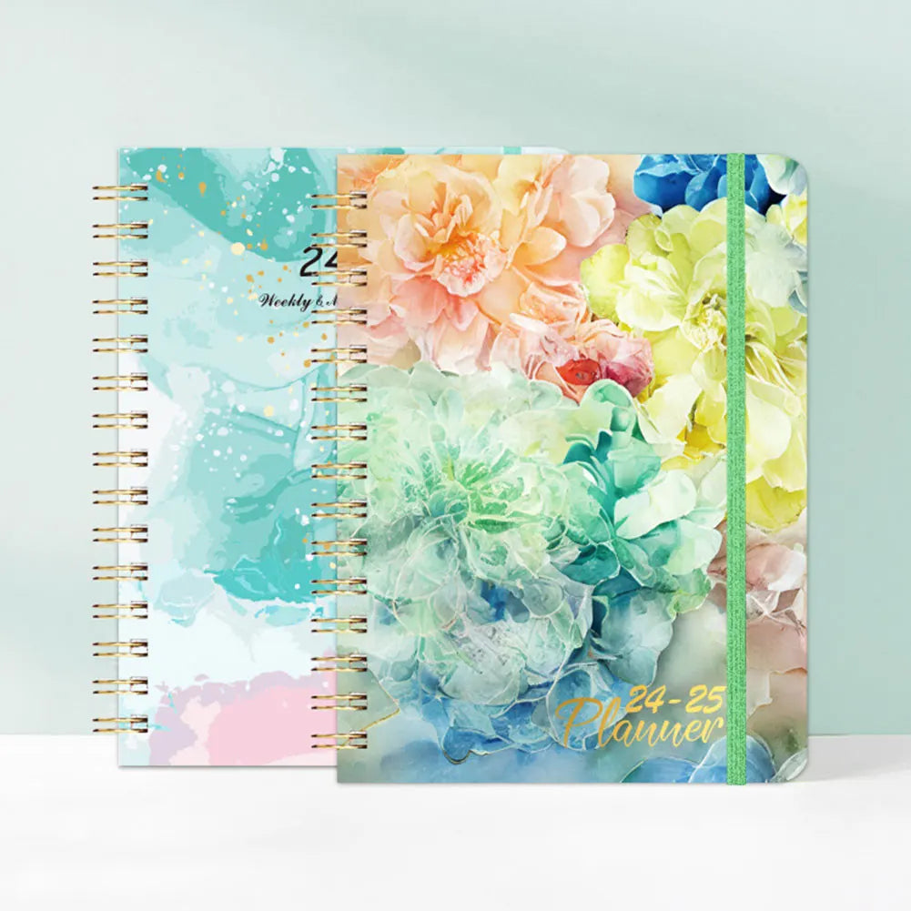 2025 A5 Planner Notebook – Monthly Tabs & Weekly Calendar Organizer for Office & School 📅