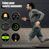 LaNikar KE6 1.43" AMOLED Smart Watch – Bluetooth Call, Health Monitor & IP68 Waterproof