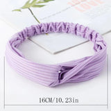 8-Piece Headband Set – Cross Knit Thread Hair Accessories for Face Wash, Yoga & Exercise 💆‍♀️🧘‍♀️