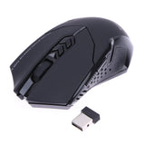 ET-X08 Wireless Gaming Mouse – 2.4G Professional Optical Mouse with Adjustable 2000 DPI & Ergonomic Design