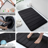 Super Absorbent Memory Foam Bath Mat – Non-Slip Soft Bathroom Rug for Shower, Bathtub, Toilet 🚿🛁