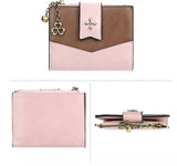 Casual Women’s PU Leather Wallet – Elegant Zipper Bifold Clutch Purse with Card Holder & Coin Pocket