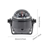 Ball-Shaped Marine Boat Compass – 360° Pivoting Navigation Guide with Dial for Sea Travel 🚤🧭