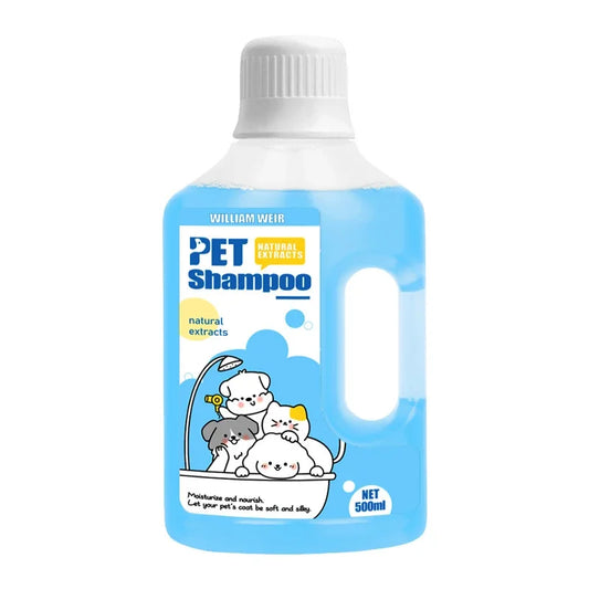 500ml Pet Shower Gel & Shampoo – Gentle Cleaning, Deodorizing, Anti-Itch Formula with Long-Lasting Fragrance for Dogs & Cats