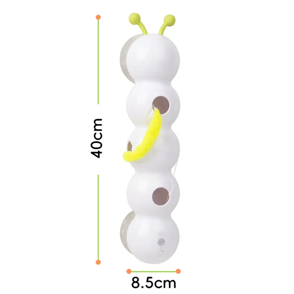 2025 Intelligent Interactive Cat Toy – Automatic Earthworm Pole with Popping Hole Design, Teasing Toy for Active Indoor Cats