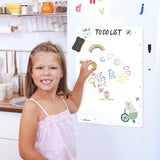 Yokumio Magnetic Refrigerator Calendar – A3 Dry Erase Planner with Marker & Eraser for Home, Office & Classroom
