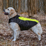 Lightweight Waterproof Dog Rain Jacket – Reflective Winter Vest with Leash Hole for Medium Dogs