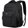 15.6" Anti-Theft School Laptop Backpack – Water-Resistant USB Charging Bookbag for Teen Boys & Men | Ergonomic Travel Daypack