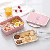 Eco-Wheat Straw Portable Lunch Box – Microwave Safe Bento Food Storage Container for Students & Camping 🍱🌾