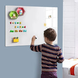 Magnetic Whiteboard Sticker Set – Includes Marker, Eraser & Magnet; Removable Dry-Erase Surface for Wall, Kids & Office