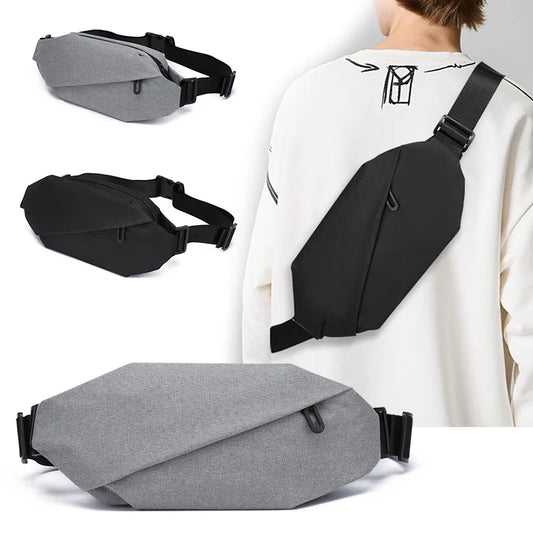 Men’s Large-Capacity Crossbody Chest Bag – Multi-Functional Casual Shoulder Daypack for Travel, Work & Daily Fashion