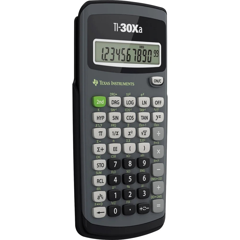 🔢 TI-30Xa Scientific Calculator – 10-Digit LCD Display for Math, Science, Algebra & School Use