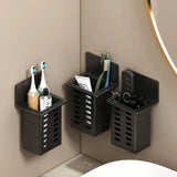 Wall-Mounted Toothbrush & Toothpaste Stand – Single-Functional Storage Rack for Bathroom