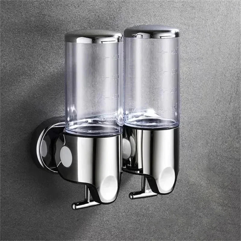 Wall-Mount Bathroom Liquid Soap Dispenser – Hand Sanitizer, Shampoo & Shower Gel Container for Bathroom Accessories