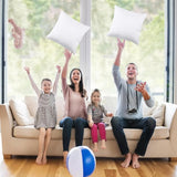 Pack of 2 Decorative Throw Pillow Inserts – Ultra-Soft Fiber Fill, 18×18″ Indoor Cushions