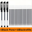 48-Piece Gel Pens Set – Transparent Barrel & 0.5 mm Smooth Writing for School & Office ✍️🖊️