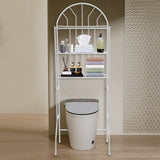 3-Tier Over The Toilet Storage Rack – Freestanding Metal Bathroom Shelf, Space-Saver Organizer