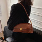 Women’s Solid-Color Luxury Style Crossbody & Under-Arm Shoulder Bag – 2025 Edition