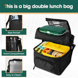 Double-Layer Ice Packs – Large Capacity, Easy-Clean, Heat-Insulated Travel & Picnic Cooler Pack
