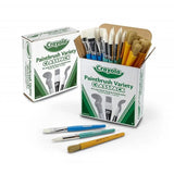 Crayola Paintbrush Variety Classpack – 36 Bulk Paint Brushes for Classroom Art, School Projects & Creative Activities