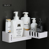 Corner Wall Shelf for Bathroom & Kitchen – Multi-Layer Corner Storage Rack with Shampoo Holder