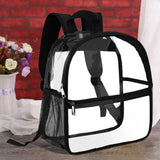 Women’s Stadium-Approved Clear Backpack — Transparent PVC Bag with Adjustable Straps