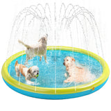 Dog Splash Pad – Non-Slip Outdoor Sprinkler Pool for Pets (Summer Water Play Toy)