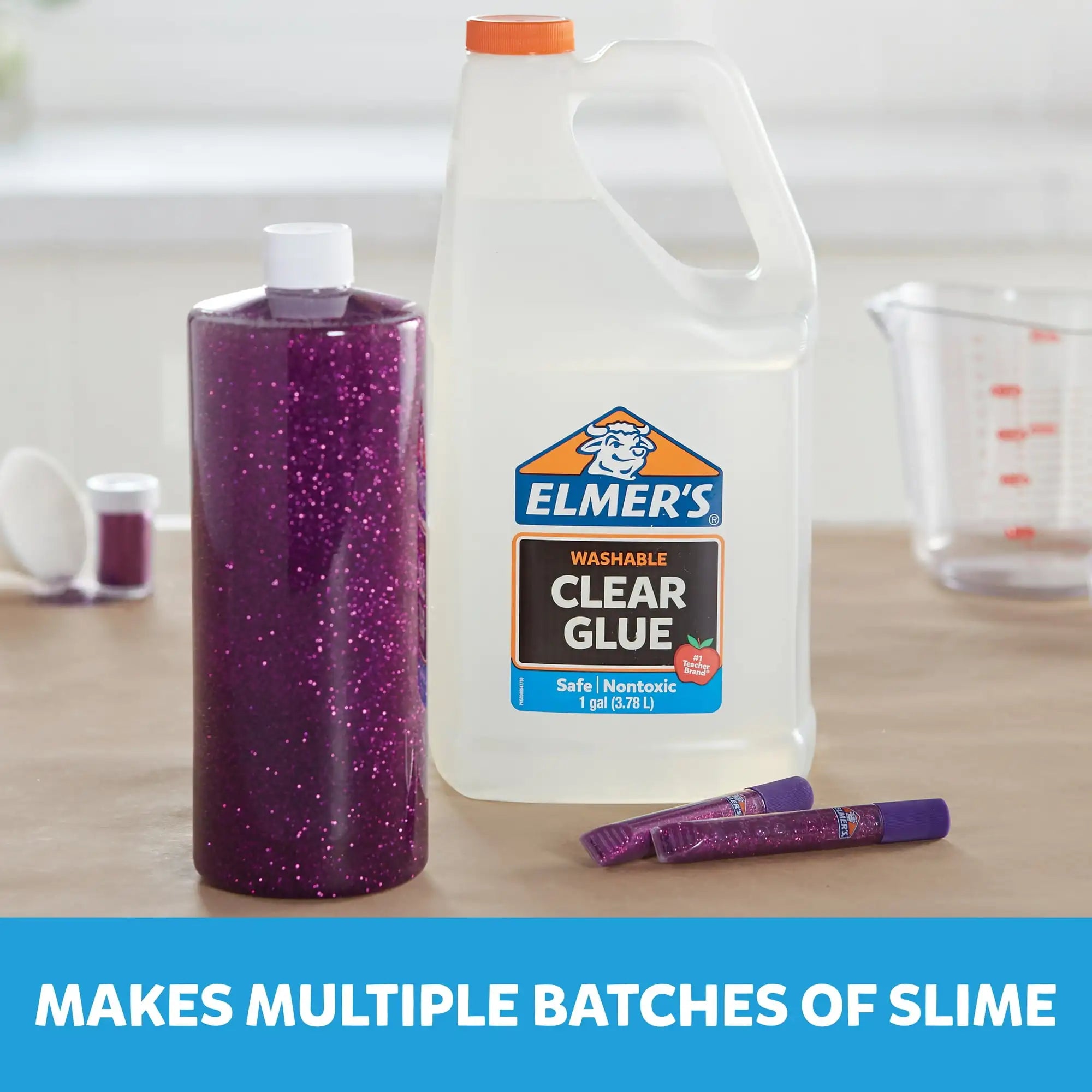 2-Pack Elmer’s Liquid School Glue – Clear, Washable & Great for Slime DIY 🧪⭐